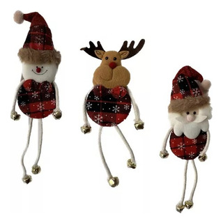 Adornos Colgantes Para Árbol Navideño 3 Pzas Navidad Adornos Colgantes Para Árbol Navideño 3 Pzas Navidad