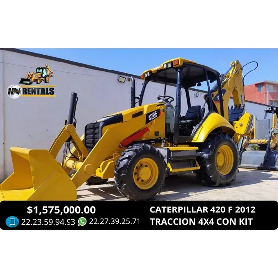 Retroexcavadora Caterpillar 420  F 2013 Traccion 4x4 Con Kit