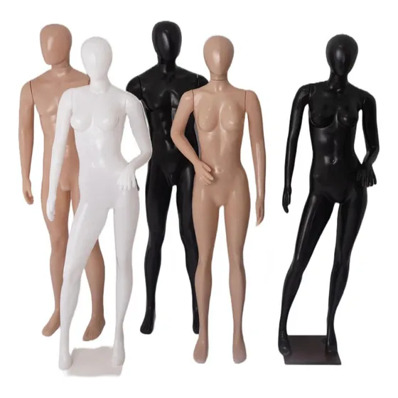 Maniquies De Plastico Fabricantes Maniquies Agustin Piel, Blanco O Negro
