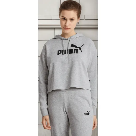 Sudadera Puma Casual Essentials Mujer Gris