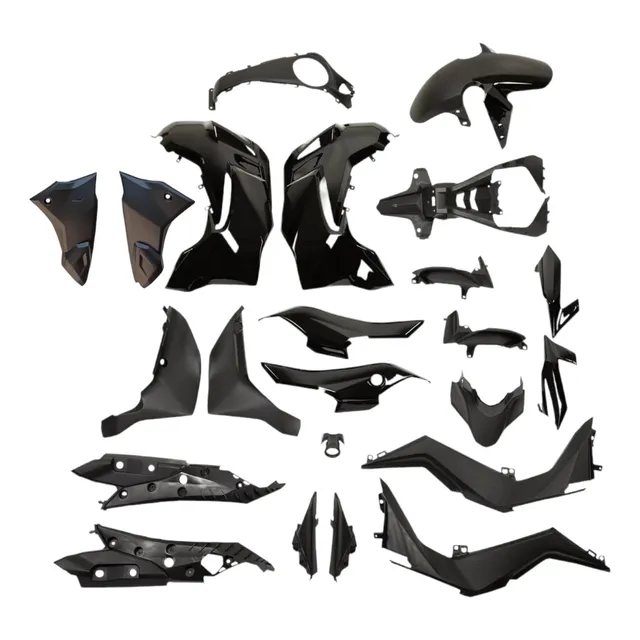 Kit De Plasticos Completo Para Honda Cb190r Negro Mtc