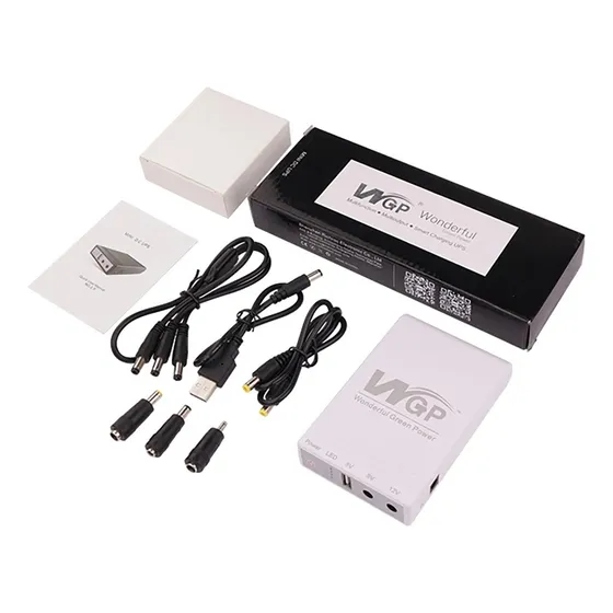Mini Ups Cargador Portátil Usb 5v 9v 12v Modem Router Onu