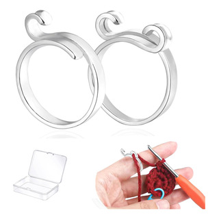 Anillo De Ganchillo Ajustable For Dedo, Anillo De Tejer Anillo De Ganchillo Ajustable For Dedo, Anillo De Tejer