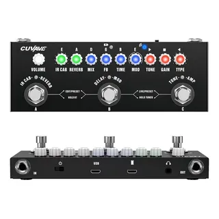 Pedal De Efeito M-vave Cube Baby Guitarra Multifuncional Pedal De Efeito M-vave Cube Baby Guitarra Multifuncional
