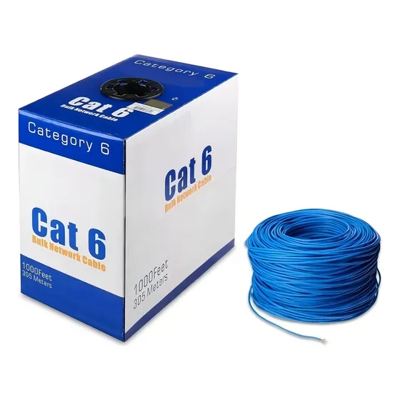Cabo De Rede Cat6 300 Metros Ethernet Lan Giga 10/1000
