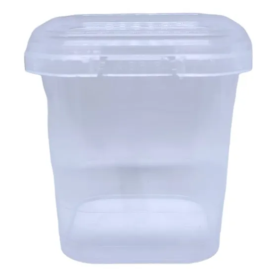 Potes Quadrados 220ml Bolo No Pote Plástico - 200 Potinhos