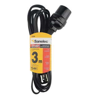 Extension Electrica 3m Socket Y Clavija Reforzados Domestica Extension Electrica 3m Socket Y Clavija Reforzados Domestica