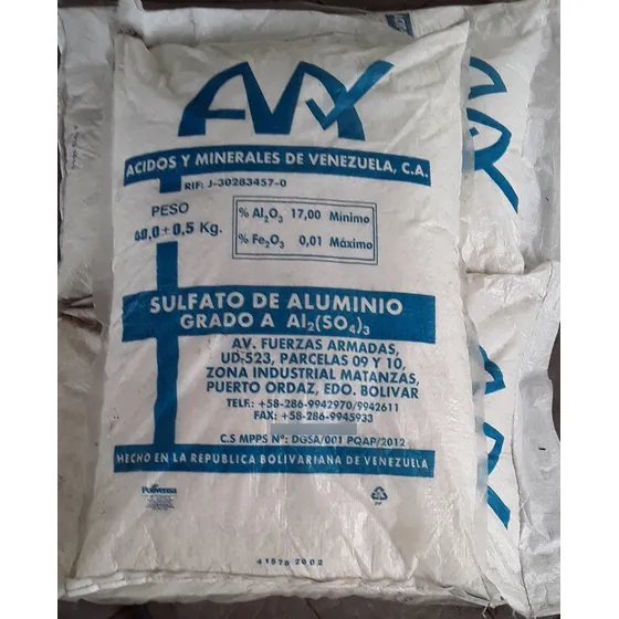 Sulfato De Aluminio Clarificante Para Piscinas A 