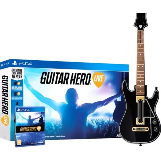 Guitar Hero Live Bundle Com Guitarra E Jogo Ps4