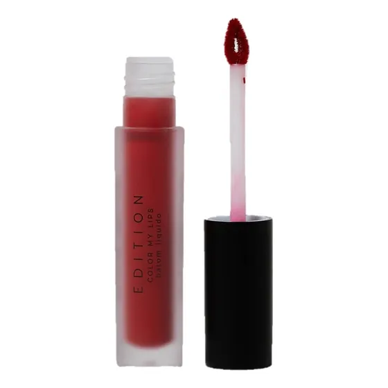 Batom Líquido Matte Color My Lips Océane Edition 4g Cor Vermelho - Real Deal