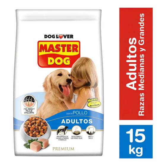 Master Dog Alimento Perro Adulto Pollo 15 Kg