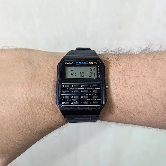 Reloj Casio Calculadora Ca-53w Original Usado En Buen Estado
