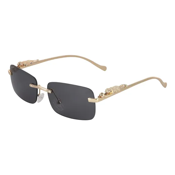 Flawless Eyewear Gafas De Sol De Gran Tamaño Sin Montura Par