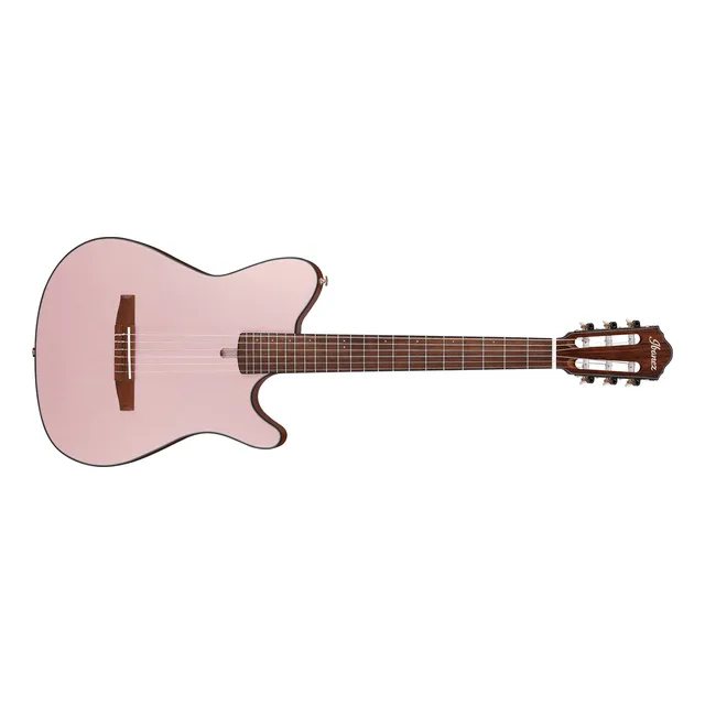 Guitarra Ibanez Frh10n Eléctrica De Cuerdas De Nylon Color Coral Claro Material Del Diapasón Nogal Orientación De La Mano Diestro