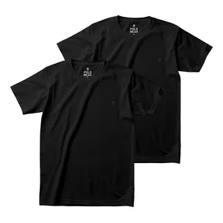 Kit 2 Camisetas Masculinas Pretas BĂĄsicas Polo Wear Preto Kit 2 Camisetas Masculinas Pretas BĂĄsicas Polo Wear Preto