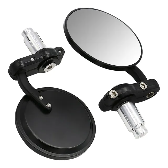 Espejos Con Extremo De Barra Convexa Universal Plegables Par