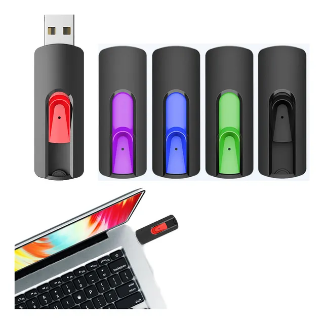 5 Piezas Memoria Usb 2.0 Topesel De 64 Gb, Plateado