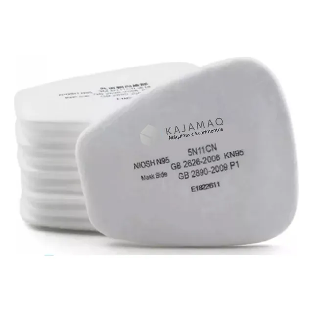 Kit 10 Filtro 5n11 N95 Similar Respirador 3m Máscara 6200