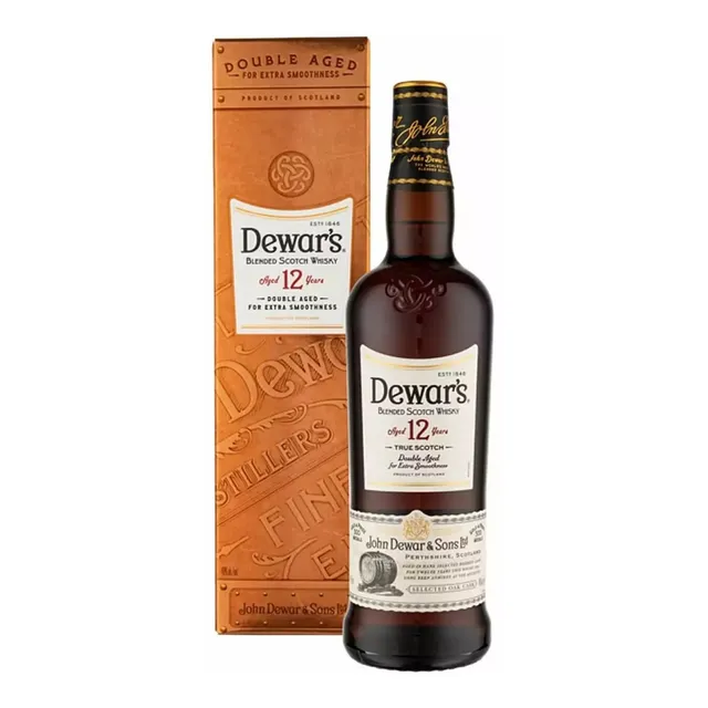 Whisky Dewar's 12 Años Double Aged 1l . Envío Gratis