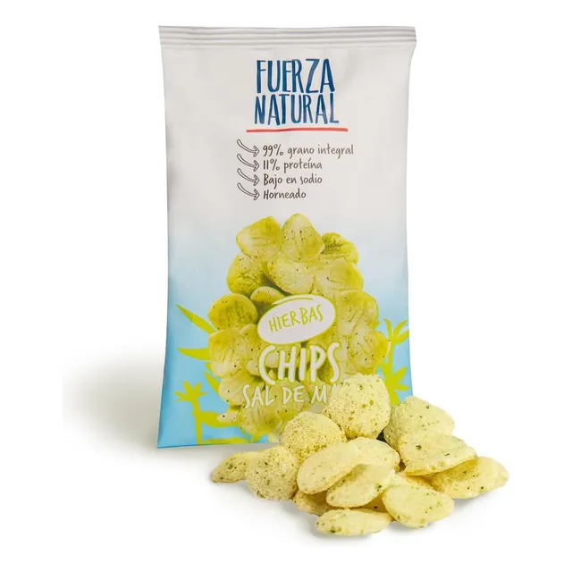Chips Sal De Mar Snack Saludable Fuerza Natural 13g