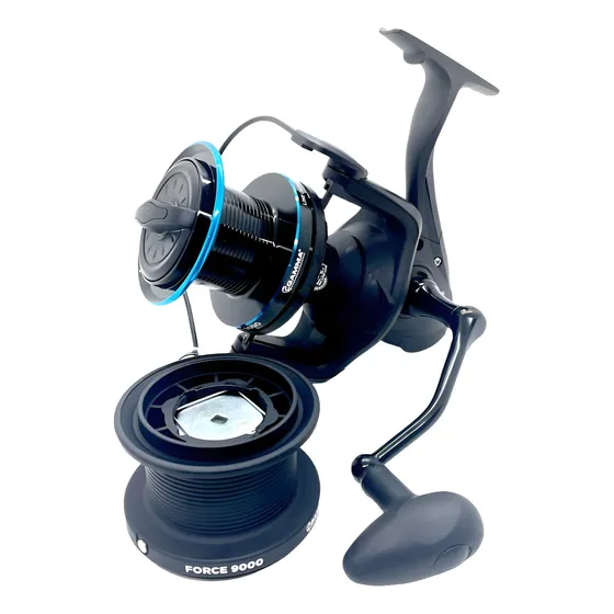 Reel Gamma Force 9000 Casting 7 Rulemanes Nylon Derecha/izq