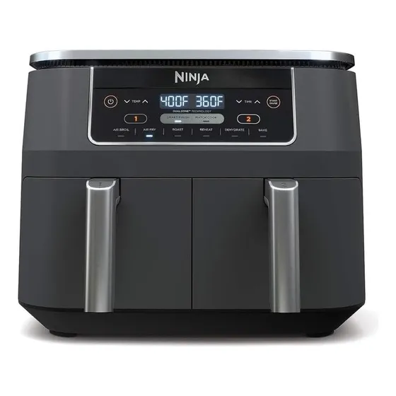 Freidora De Aire Ninja Air Fryer  2 Cestas 6 En 1 Dz201