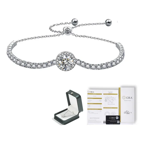 Dijes Para Pulseras Joyeria Plata925 Moissanita Regalo Mujer