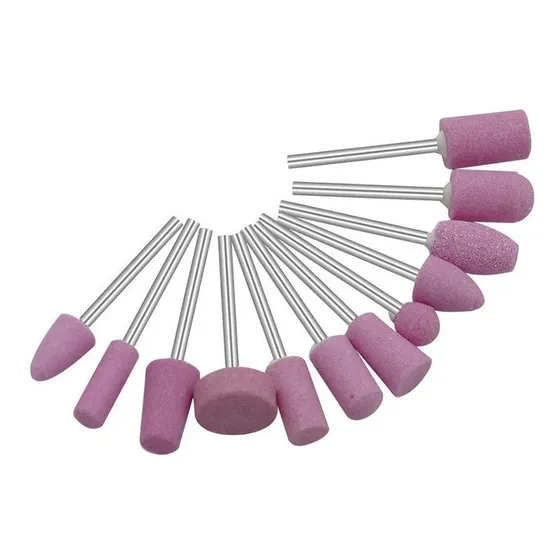 Kit 12 Fresas Piedras Abrasivas Taladro Y Dremel Lijar Pulir