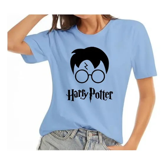 Franela Para Dama 100 % Algodón Harry Potter S M L
