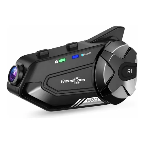 Intercomunicador Blaise S1 Pro com câmera HD 1080 para capacete