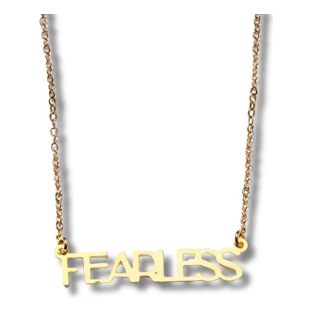 Colar Fearless Taylor Swift Semi Joia Banhada A Ouro 18k