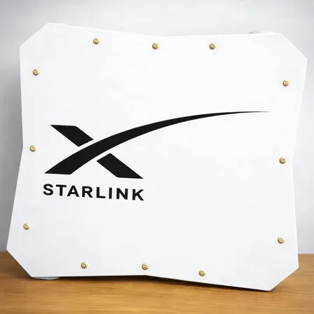 Case Starlink Mini Pvc - Imãs 66mm De Alta Fixação Branca Branco