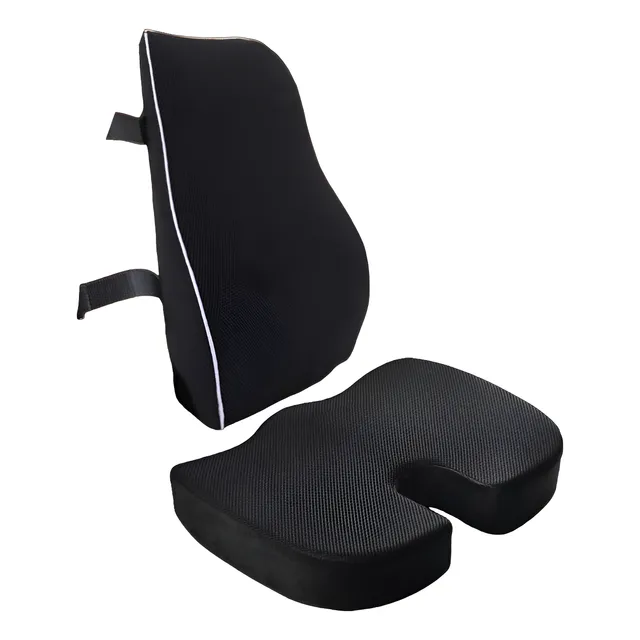 Cojín Para Asiento Espuma Viscoelástica Memory Foam + Funda