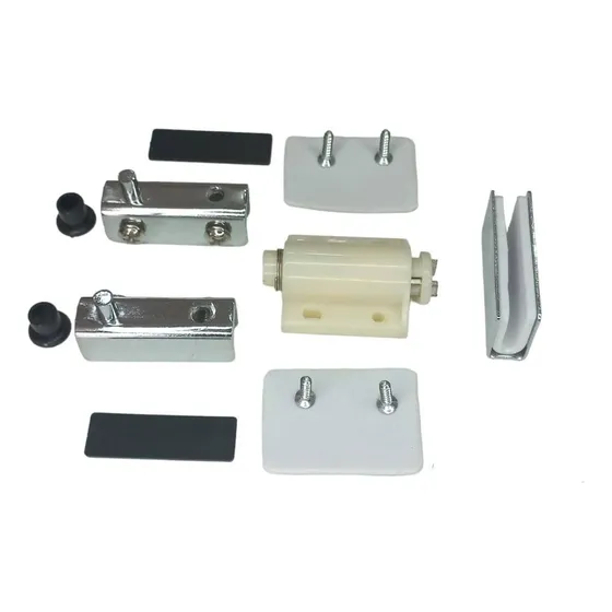 Kit De Bisagras Para Vitrina Pivotantes Con Iman 4 Kit