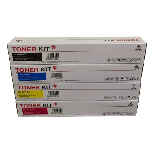 4 Tóners Compatibles Con Canon Gpr-52