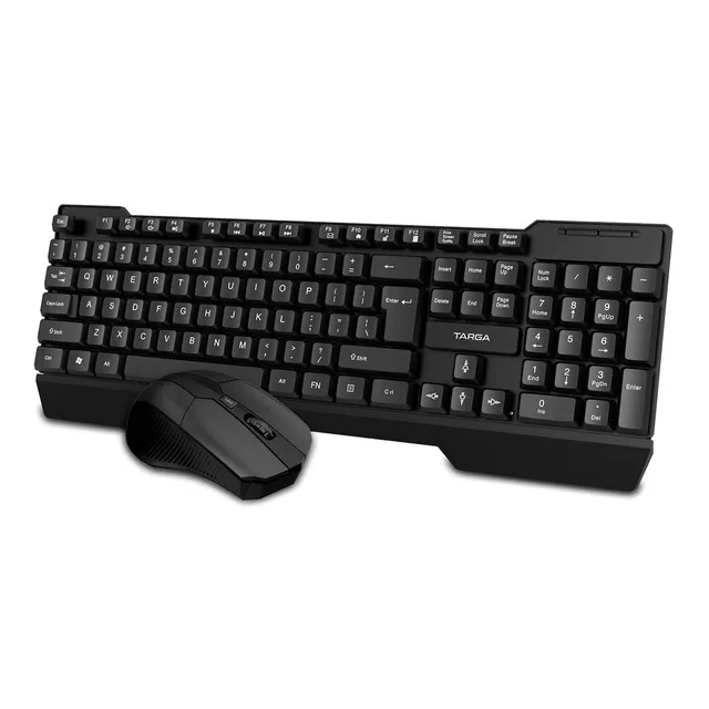 Kit Teclado Y Mouse Inalámbrico Targa Tgk-m70w Óptico 2.4ghz