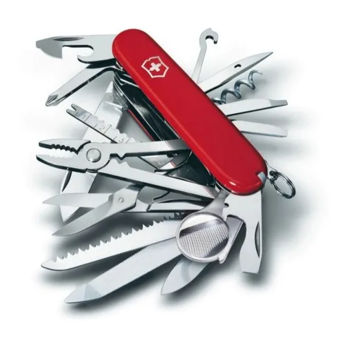 Victorinox Swisschamp 1.6795 Navaja color rojo 33 Herramientas