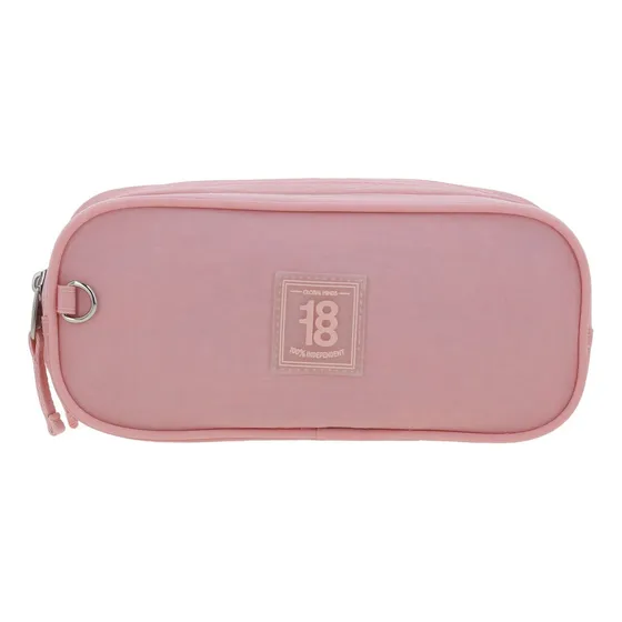 Lapicera Juvenil Chenson 1818 Zilp Color Rosa Doble Cierre Lisa