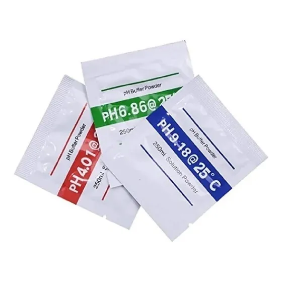Paquetes De 3 Unidades De Buffer Solution Powder Ph Calibrar
