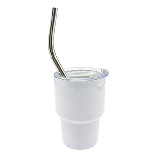.. Vaso De Chupito Pequeño De 2 Onzas Con Pajita De Acero .. Vaso De Chupito Pequeño De 2 Onzas Con Pajita De Acero