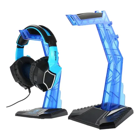 Soporte De Audífonos Escritorio Gamer Stand Gaming Onikuma Azul