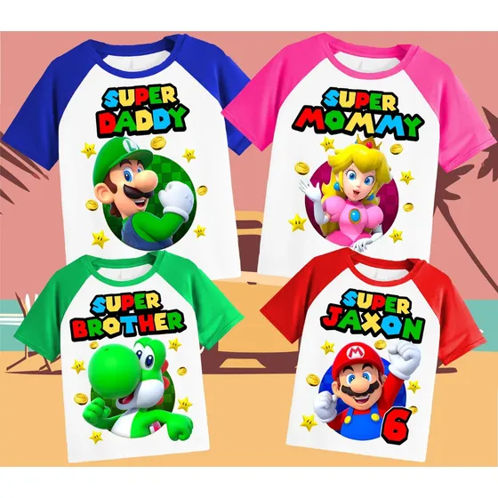 Franela De Niño Mario Bros 