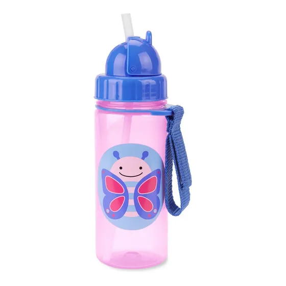 Nova Garrafinha De Água Infantil Com Canudo Skip Hop Zoo