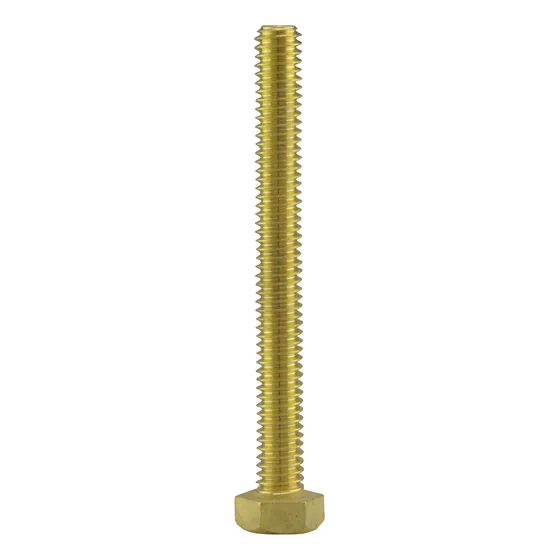 Tornillo Cabeza Hexagonal De Laton 3/8 X1 1/2  25 Pzas Ecom