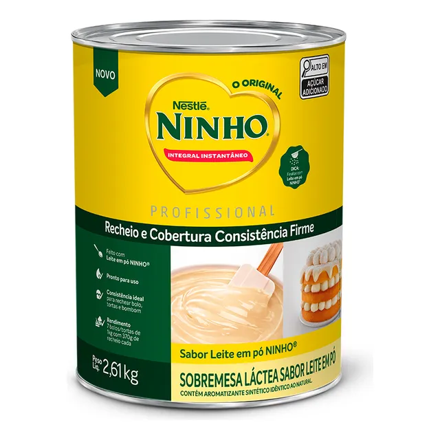 Recheio E Cobertura Ninho 2,61kg Nestle Recheio E Cobertura Ninho 2,61kg Nestle