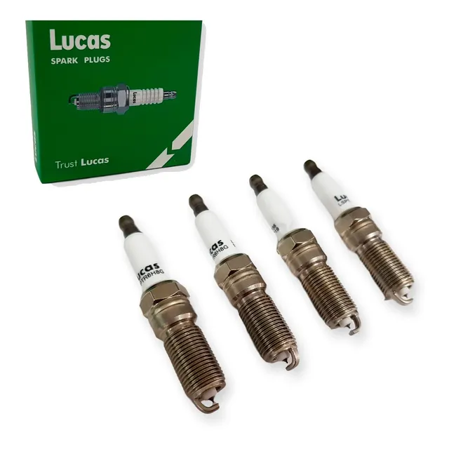 Kit X4 Bujias Lucas Iridium Ford Ka 2014-2019 1.5 16v