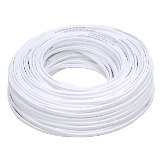 Cable Eléctrico Pot Cca 2 X 16, 100 M Color Blanco Surtek