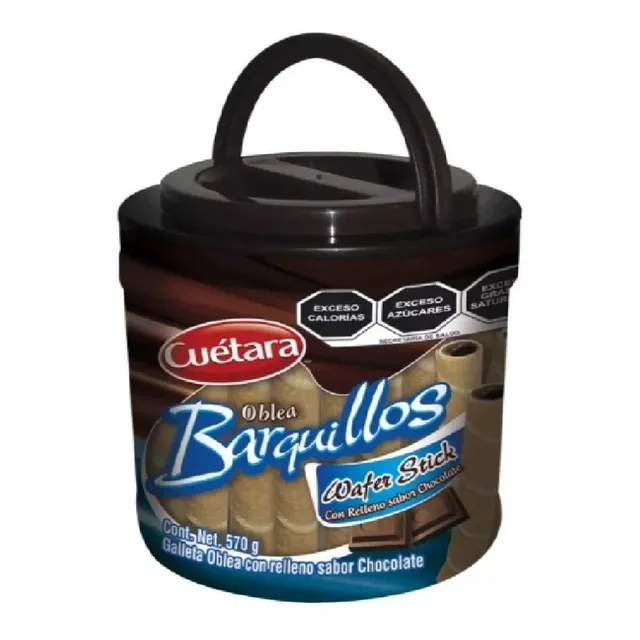 Galletas Cuétara Barquillos Relleno De Chocolate 570grs
