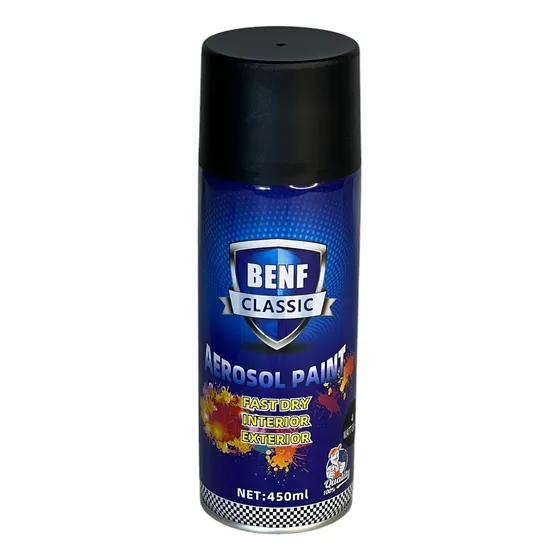 Pintura En Spray Negro Mate Benf