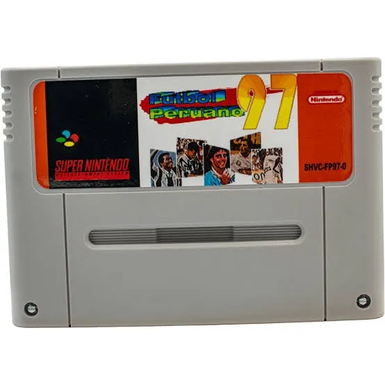 Fútbol Peruano 97 Super Nintendo Snes 